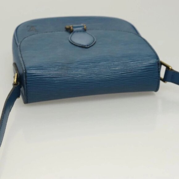 LOUIS VUITTON Epi Saint Cloud PM Shoulder Bag Blue - Picture 6 of 16
